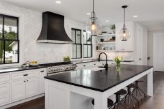 Unique black countertops