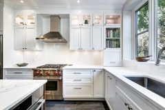 White Kitchen by Tree